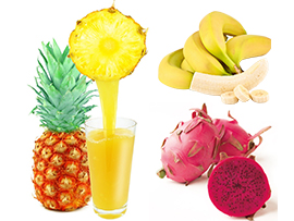 菠萝与其他剥皮榨汁生产线